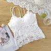 Camisoles Tanks Lady Sexy Underwear Sling Tank-Top Top Top Outor Uster Base Gathering Bra Breasping Beauty Back Back