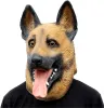 Masques Chien Head Mask Halloween Party Costume de chien Masque Masque Super Bowl Costume Costume Latex Animal Head Masque