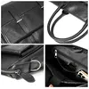 Briefcases Retro Men Leather Shoulder Bags For Korean Style Male Laptop Fashion Men's Side Bag