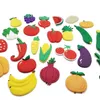 3pcsfridge magneten 24 -stks grappige koelkastmagneten voor kinderen kinderen leergereedschap gesimuleerde fruitgroente PVC cartoonmageten voor babyspeelgoed