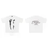 RTS 2024 Ny bomullst-shirt Nytt plusstorlek Summer Short-Sleeved White Unisex Street Wear Personlig T-shirt Casual Back Eye Print J240506