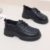 Dress Shoes 2024 Spring Autumn Sneakers Women Leather Loafers Wedge Casual Comfortable Slip On Women's Walking