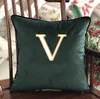 Fashion Decorative Pillow Designer kussens kussen met binnenste luxe kussens letters bedrukte mode katoen covers Home Decor 2201001392