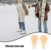 Ginocchiere di accessori per pattinaggio ghiacciato silicone snowboard.