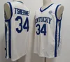 Колледж NCAA Kentucky Wildcats Basketball Jersey 15 Sheppard 34 TSHIEBWE 44 IVISIC.CUSTOM любое имя Свяжитесь с нами.