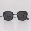 Sonnenbrille Metallkettenrahmen Quadrat mit abnehmbaren Einzelhänge von 278y