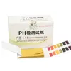 80 Strips/Pack Ph Test Tests Tests Medros de pH Controlador 1-14 ° Probador Indicador de papel Tester Tester Paper Agua Kit de costura del suelo