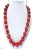 Natural 1012Pretty Red Grass Coral Round Beads Necklace 18quot1549385