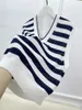 Tanks pour femmes Summer de haute qualité confortable V-Neck Striped Veste