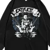 American Heavy Metal Rock Extreme Band Album T-shirt à manches longues imprimées Pure Coton Unisexe Y2K 686