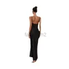 Casual Dresses Designer Dress Women's 2024 Spring/Summer New Drop Strap Deep V-Neck Slim Fit Urban Fashion Solid Color Dress Plus Size Dresses