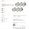 Bollen 3W Mini LED Downlight Dimmable Star Light 6x3W/Set Warm Wit Begraven Trap Ingebrand Cabinet Lamp LL