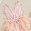 Robes de fille bébé fille serrée vestime robe en dente