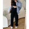 Women's Pants 2024 Spring American Spicy Girl High Waist Straight Tube Loose Casual Wide Leg Work Dress Female Clothing