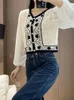Chemise à crochet coréenne de chemisiers pour femmes