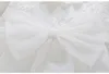 Vestidos de batismo Vestido de Natal bebê Branca neve de neve de 1º aniversário de manga longa Q240507