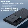 Copri Nillkin per Samsung Galaxy S23 Ultra Case Camshield Pro Slide Coperchio per lenti per la fotocamera per Samsung Galaxy S23 / S23+ Plus Bumper