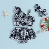 Bambini a due pezzi da bagno a due pezzi Swiming One Spalle Swuffer Nuota superiore Bikini SET BAMBINO BAMBINO BAMBINO RAGAZZA H240508