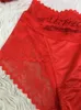 Frauenshorts modische Strassstein rote Unterwäsche Seide Satin All-Match-Dreieck vier Jahreszeiten