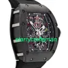 RM Luxe horloges Mechanische horloge Mills Heren Watch RM011 AK TI Felipe Massa Titanium rood nummer STJF