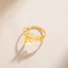 Pierścionki ślubne Skyrim Caduceus Pierścień Kobiety mężczyźni Pierścienie palców ze stali nierdzewnej Symbol Symbol podwójne skrzydła węża Biżuteria Prezent dla pielęgniarki lekarz