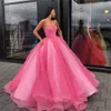 Gown 2019 Sweetheart Gorgeous Neckline Ball Dresses Ruffles Puffy Tulle Floor Length Evening Dress Formal Party Prom Gowns Cheap s