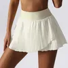 Skirts Skorts Tennis Rok Shorts For Sport Women Clothing Training Yoga Skort Dissing Training Running Training Gym Beach Wear 2024 D240508