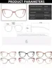 Metal Cat Eye Glasses Frame Woman Fashion TR90 Brand Designer Trend Cateye Computer Eyewaer Gradient Color Eyegalsses 240423