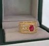 Designer Bucelati femme anneaux Wirerawing Ring Female Jewelry3085393
