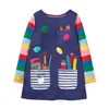 Robes de fille sautant les compteurs 2-8T