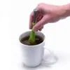 Saveur sain infuseur infuseur infuseur intégré réutilisable sac de thé en plastique passoire de théière de thé en plastique Swirl Stirpress raide café