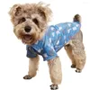 Hondenkleding huisdierkleding super zachte fade-resistente polyester zomer shirt kleding pography prop benodigdheden