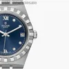 Luxury Tudory Brand Designer Wristwatch Emperor Swiss Watch Royal Collection Womens Watch Calendar 34mm Steel Boule Blue Plate M28400-0007 avec un vrai logo 1: 1