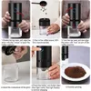 Portabl Grinder Electric Coffee Automatic Beans Mill Conical Burr Machine For Home Travel USB Rechargeable 240508