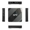 4K Android TV Box Middleware QTV Player ATV UI BT Voice Remote gratuitement pour afficher les chaînes en direct Smart TV Box