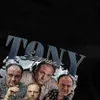 Herren-T-Shirts Tony Soprano Retro T-Shirt Sommer Retro Movie Y2K Fun T-Shirt Cotton Fashion T-Shirt Herren Kurzarm Casual Top T-Shirtl2405