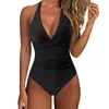 Costumi da bagno femminile sexy costume da bagno a v-collo alto in bikini bandage bandage di bandage spinge up monokini y2k women women coece beachwear bagine costumi da bagno