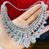 Necklace Earrings Set GODKI Trendy 4PCS Kundan Jewelry For Women Wedding Party Cubic Zircon Crystal Dubai Bridal Addict