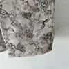 Herrenanzüge PFHQ Perspektive Organza Blazer Trendy gutaussehende dünne Sonnenschutz Print Art Advanced männliche Jacken Original 21Z4640