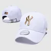 Baseball cap ny designer baseball hat for mens casquette luxe adjustable multiple colors high quality hat sport baseball caps woman ponytail popular mz159 B4