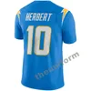 2024 Draft 76 Joe Alt Custom 10 Justin Herbert American Football Jerseys 52 Khalil Mack 97 Joey Bosa 33 Derwin James Men Women Youth Football Chersey Size S-6xl