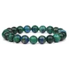 Handgjorda naturliga afrikanska pärlor armband män yoga mala smycken gröna mossa agater pärlor för kvinnor 240423