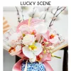 Konstgjorda buketter Floral står kaffebord Bedside Decorations Wedding and Engagement Flowers Table Setting S01867 240429