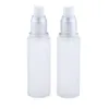 Makeupborstar 2x2 st tomma glasflaskor kosmetiska reselotion containrar 50 ml spray