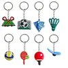 Keys Rings Motion Keychain Keychains Sac à dos sac de voiture Bag du sac de voiture pour sacs à dos Caracée d'école appropriée Colorf Colorf avec bracelet chai OTQC2