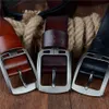 Cowather Cowhide Véritable ceintures en cuir pour hommes Strap de marque Boucle de broche masculine Boule de jeans vintage 100-150 cm de long tour 30-52 XF001 201117 253A