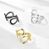 Wedding Rings Skyrim Egypte Ankh Cross Ring roestvrij staal goud kleur verstelbare open vingerringen 2024 Egyptische sieradencadeau voor vrouwelijke mannen