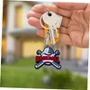 Tornari per latea di baseball Pesti di portachiavi favorisce Keyring for Men Key Ring Boys Adable Bag Girls Sile Sile Chain ADT Gift Chri Otc5i