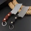 Rosewood rosso lama d2 di alta qualità/g10 g10handle coltelli dritti esterni da pesca tattica a lama fissa coltelli da cucina da cucina