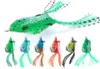 Hengjia 60pcs Topwater Frog avec appât doux en carbone 5 5cm 12 5G Basse d'eau douce Minnow Fishing Lure FO003289W9716594